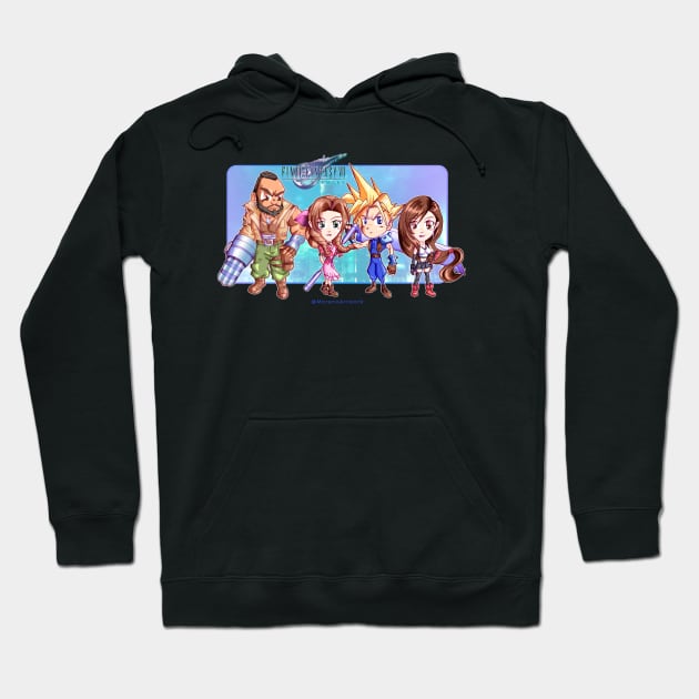 AVALANCHE ファイナルファンタジーＶＩＩ Hoodie by MorenoArtwork